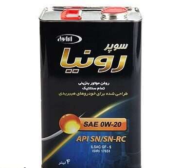 روغن موتور خودرو ایرانول مدل سوپر رونیا