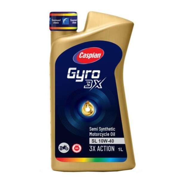 روغن موتور سیکلت کاسپین مدل GYRO 10W-40 SL